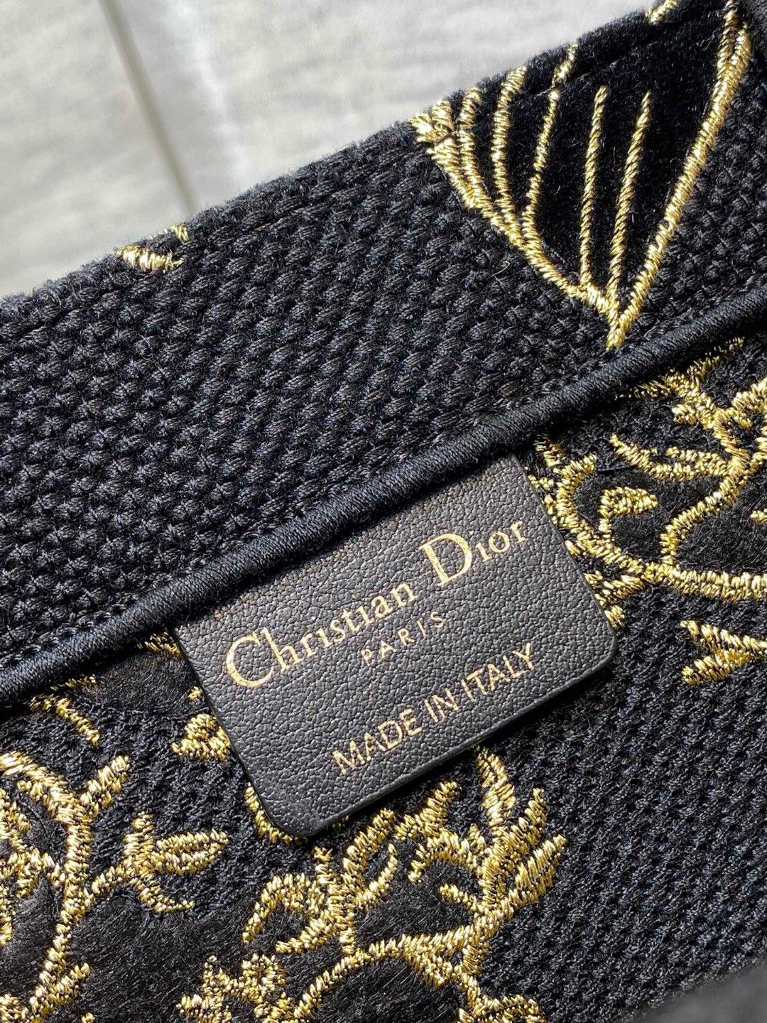 DIOR TOTE Limited Edition Gold Silk Line Collection