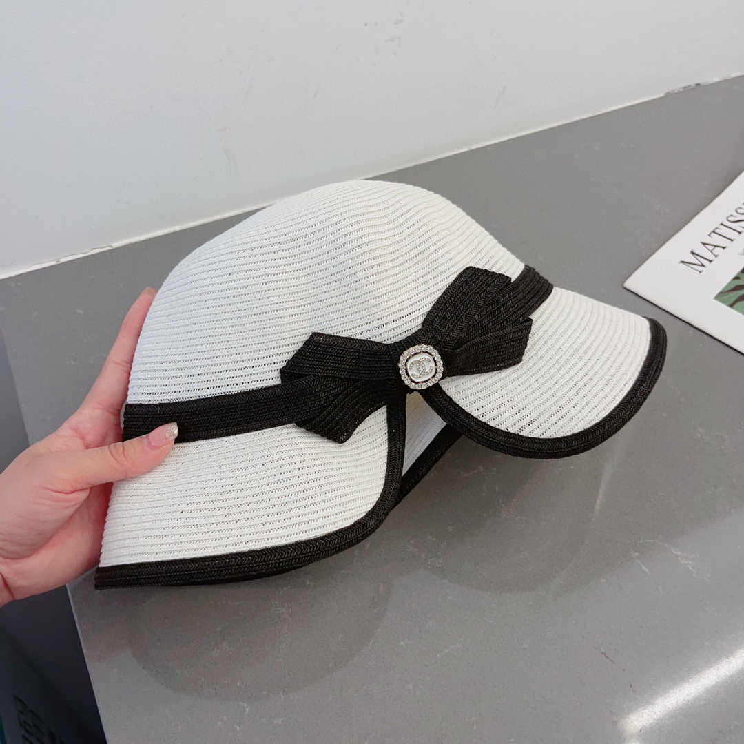 CHANEL straw hat, lady style hat