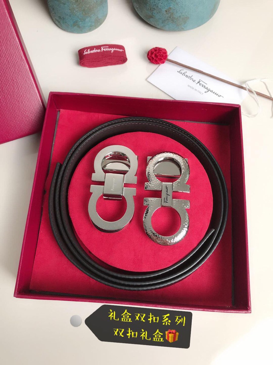 FERRAGAMO Double Buckle Gift 🎁 Series