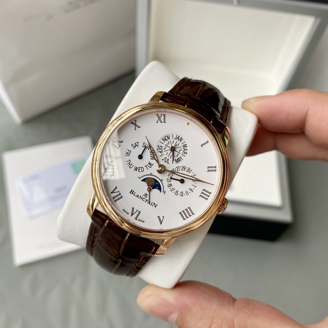 Blancpain - Classic Blancpain 6656 Automatic Mechanical Watch with Cal.5954 Custom Movement