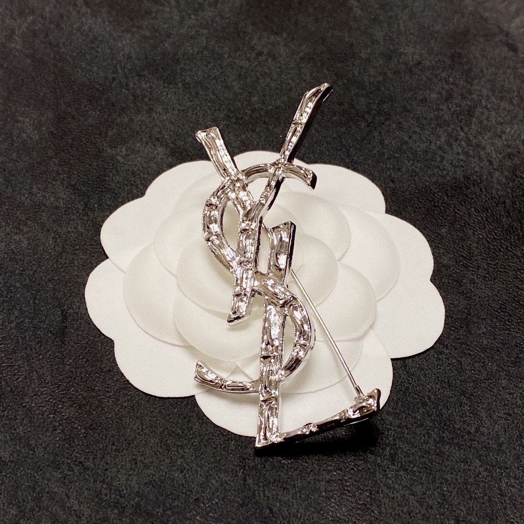 Saint Laurent YSL brooch