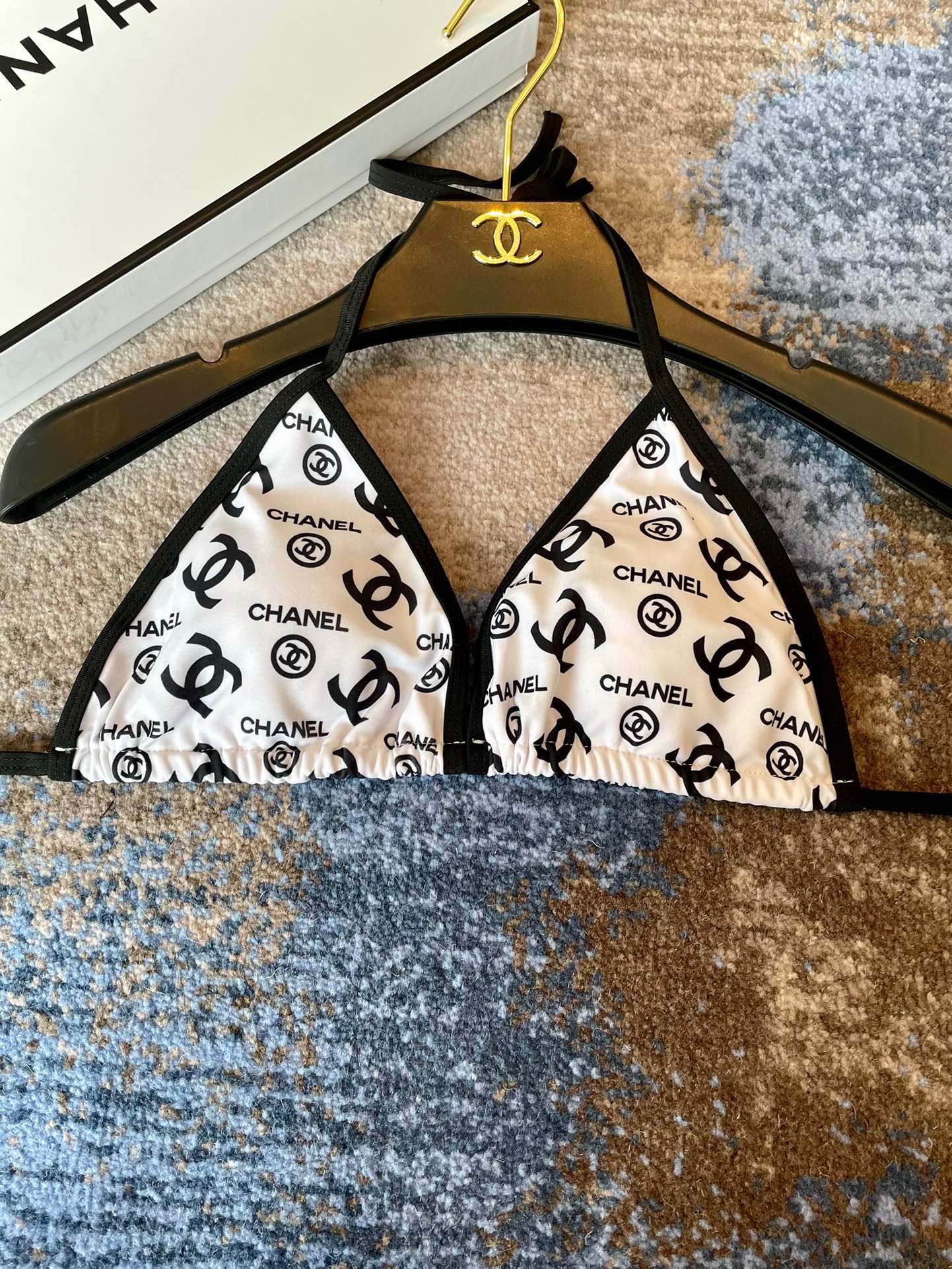 Chanel New Printed Bikini Swimsuit