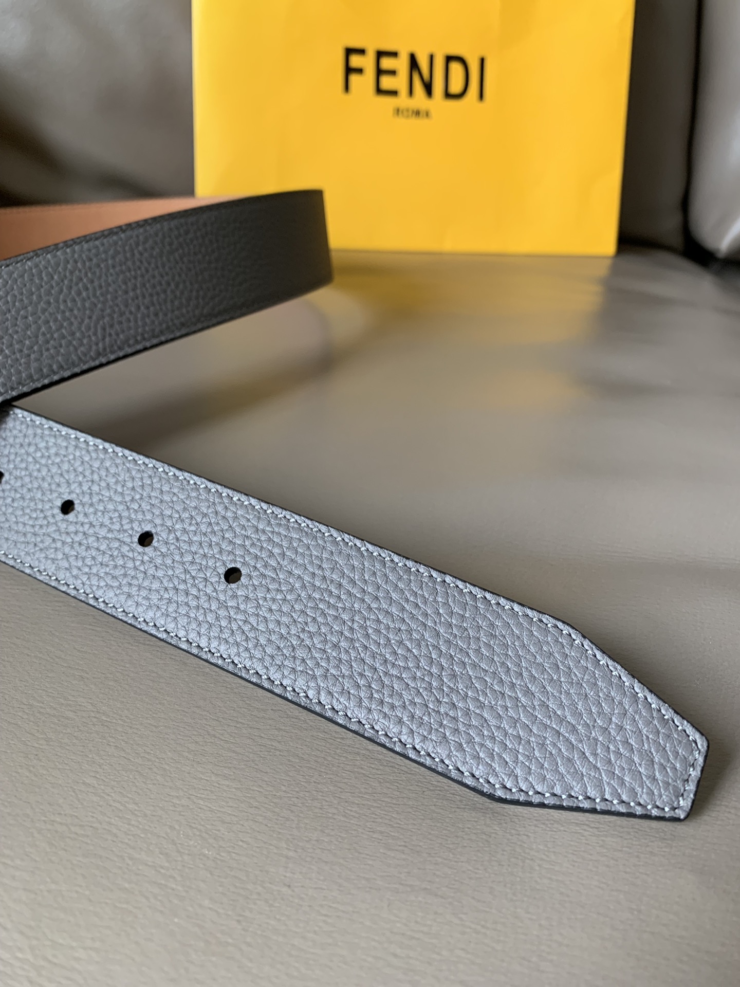 FENDI counter new Karligaphy buckle belt