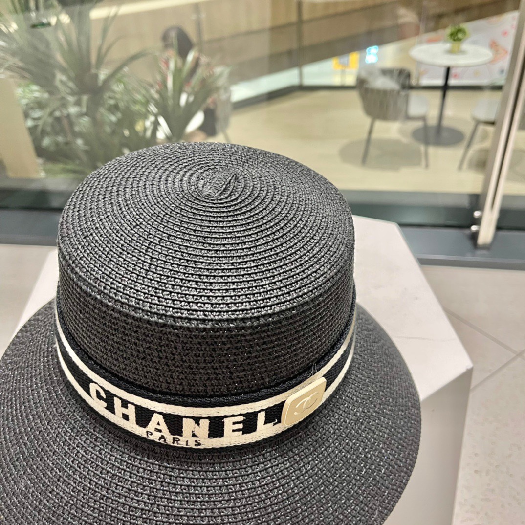 Chanel 2023 summer new straw hat
