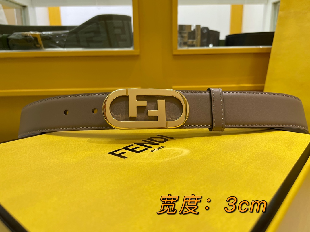 FENDI new 🌿 narrow belt with loops