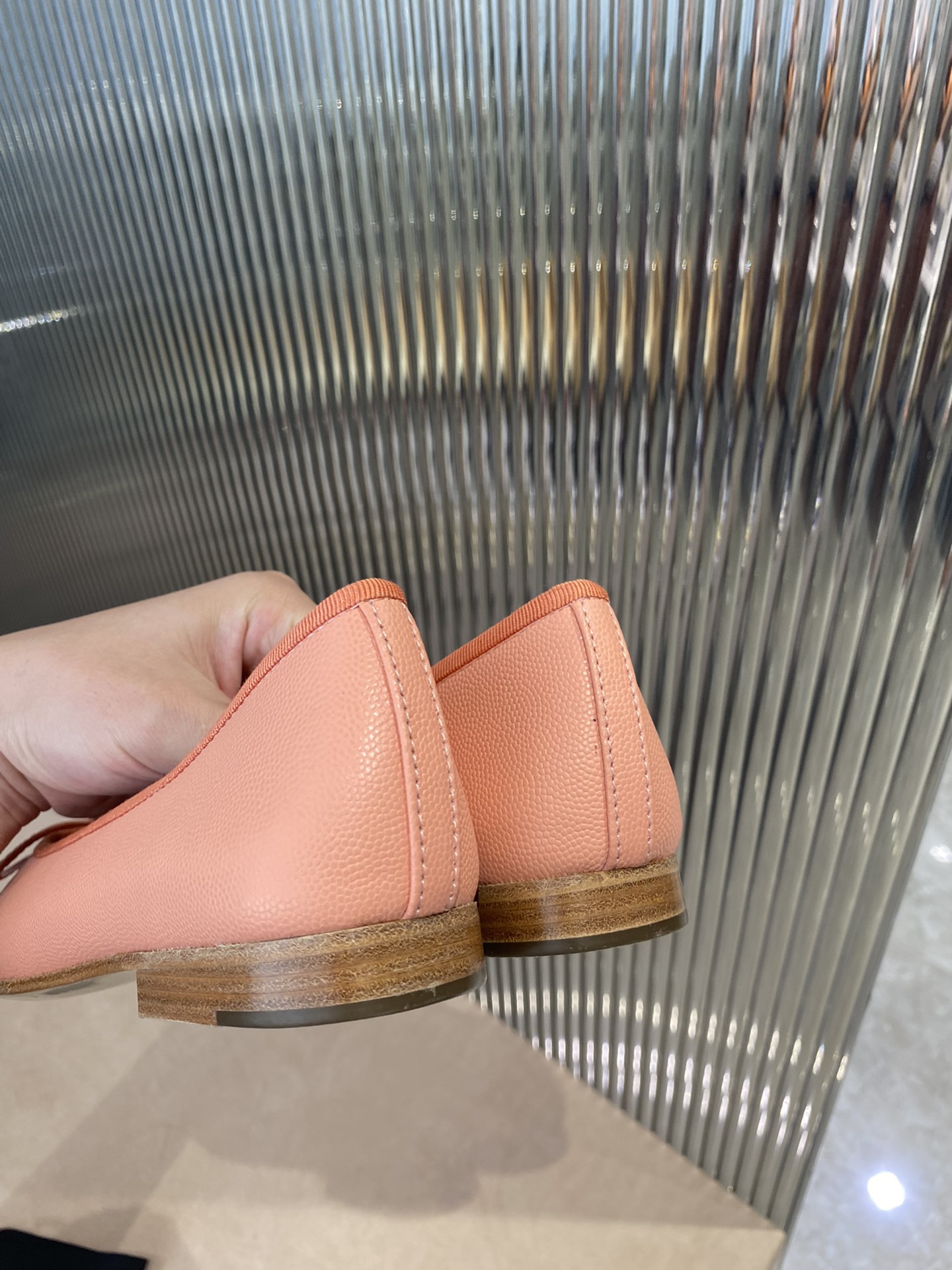 CHANEL ballet shoes Imported custom leather Italy imported leather outsole