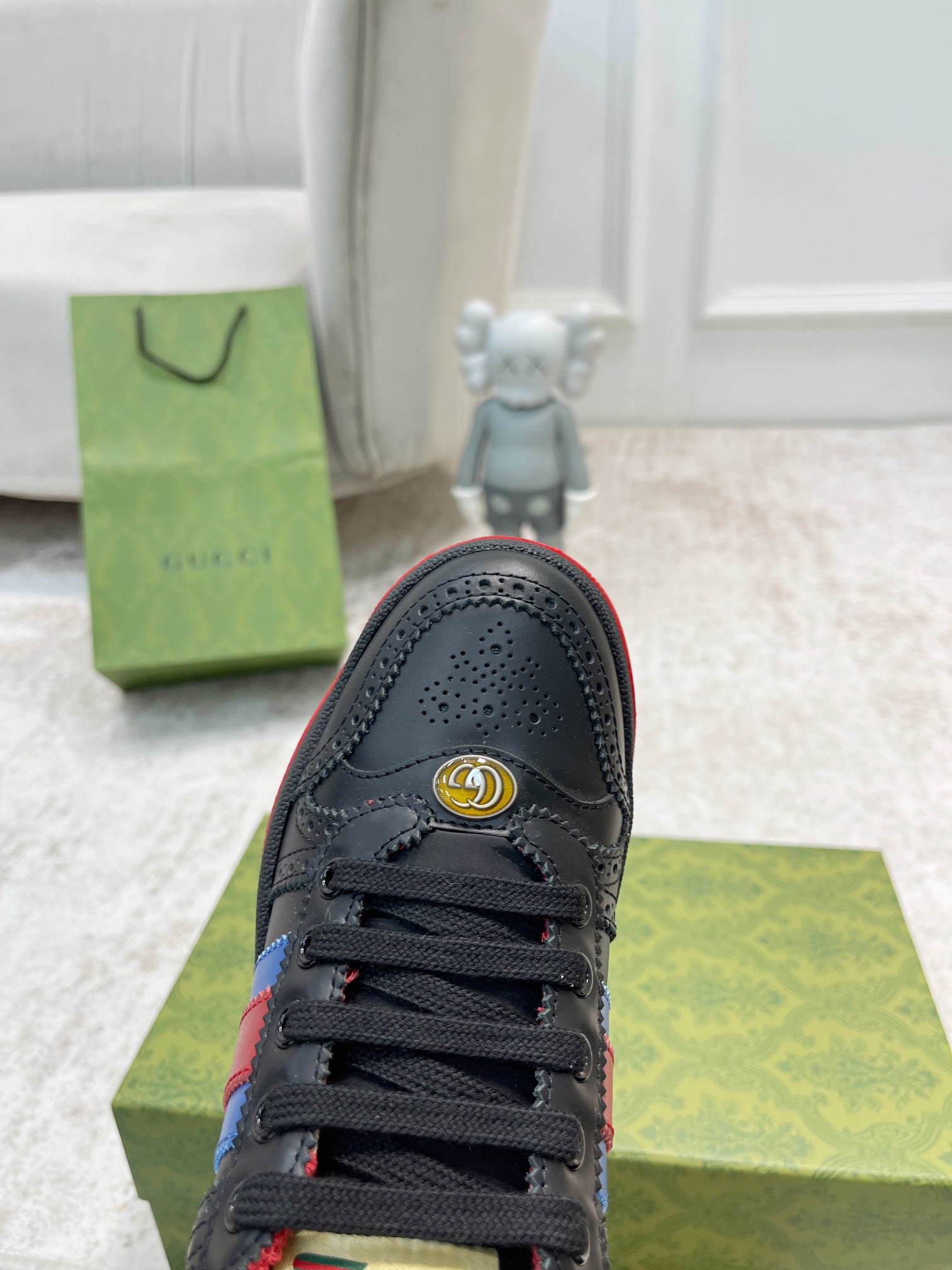 Gucci new upgraded small dirty shoes couple models