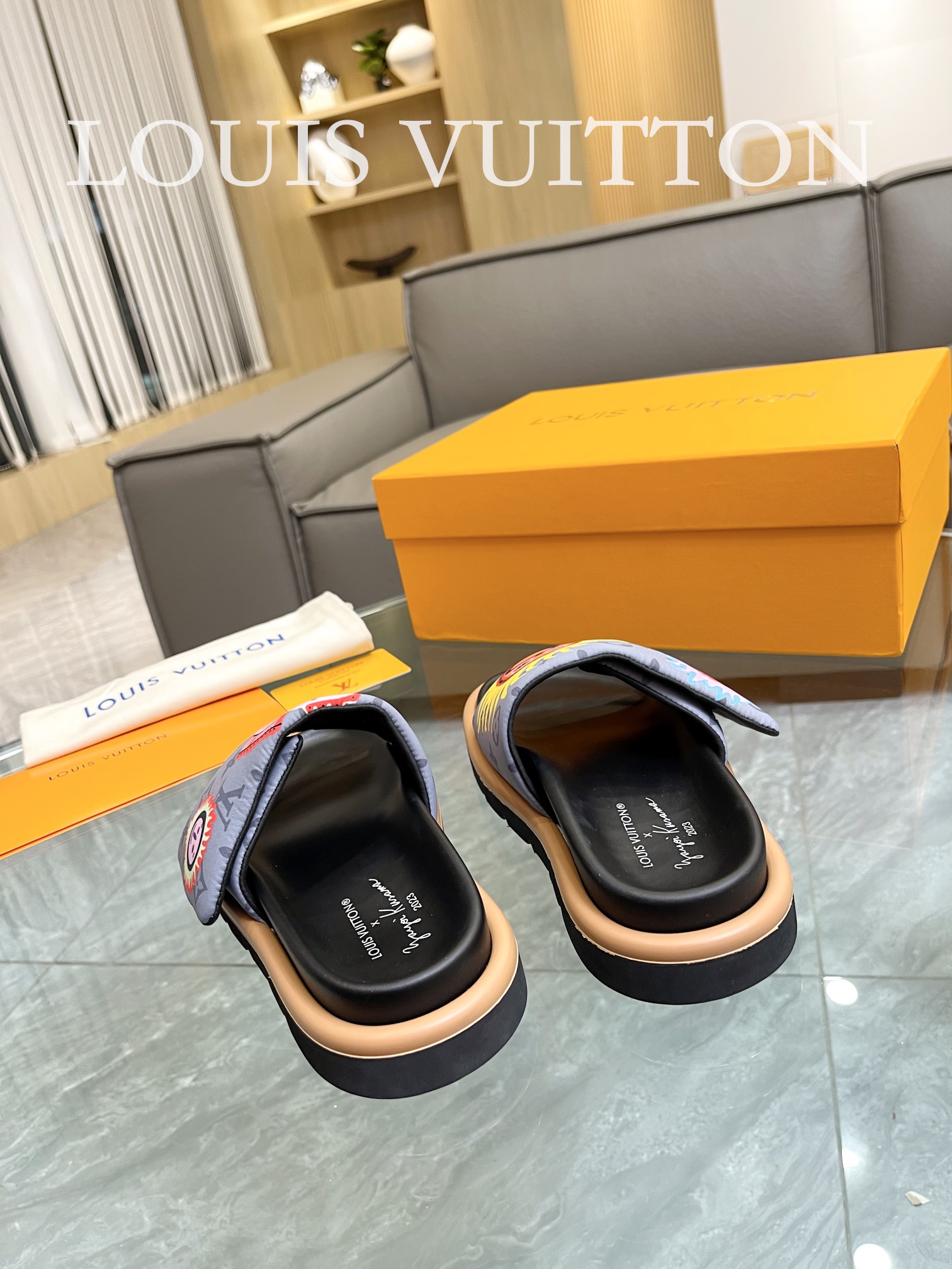 Louis Vuitton 2023 lovers mandarin duck shoes