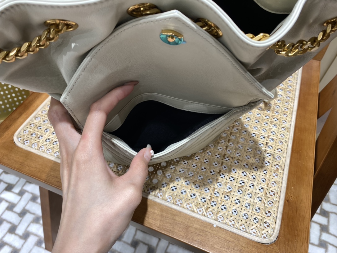 SAINT LAURENT 【𝐌𝐢𝐧𝐢 𝐍𝐨𝐥𝐢𝐭𝐚】672738 original leather.JD