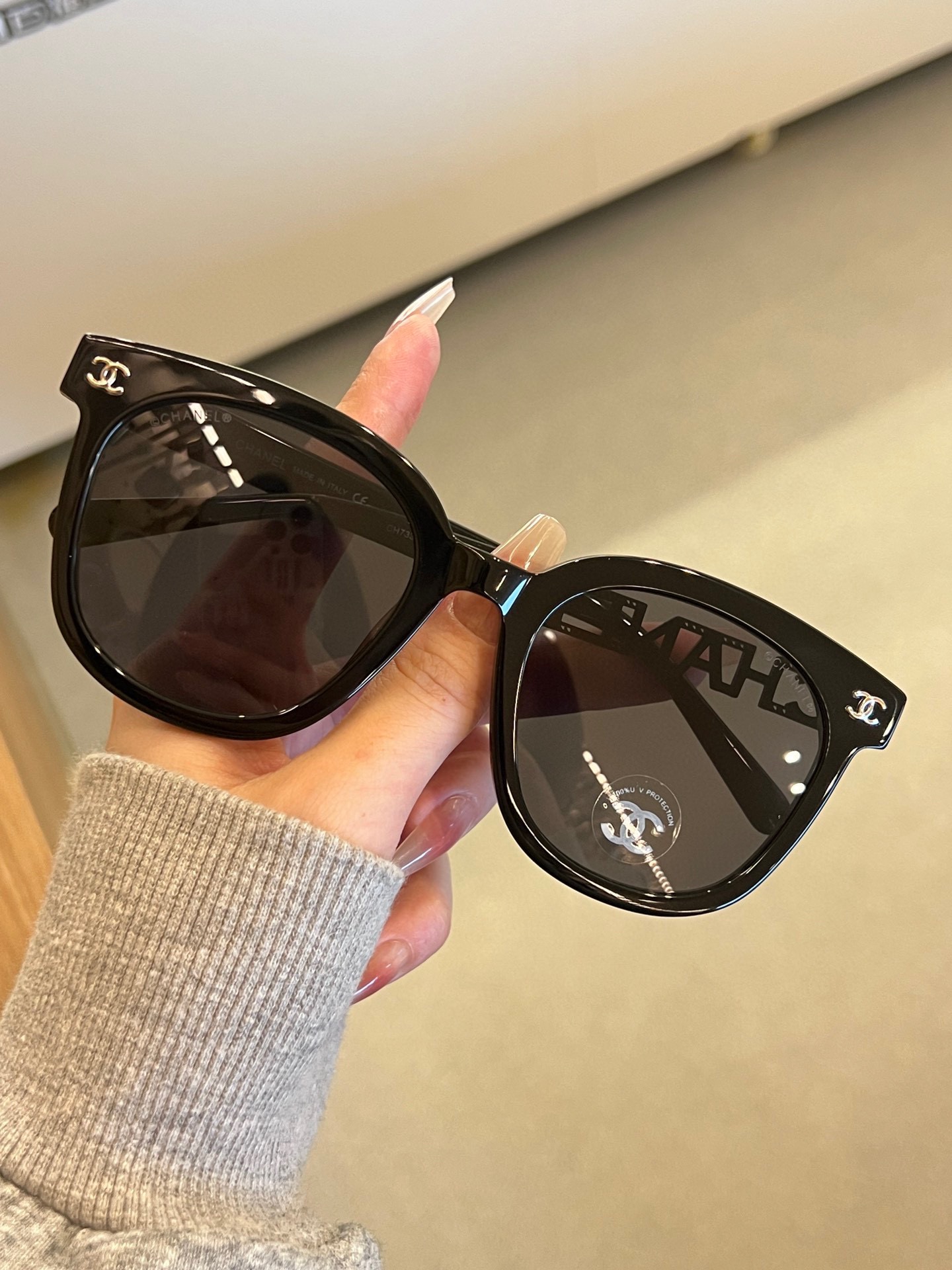 CHANEL sunglasses net red sunglasses model CH7335