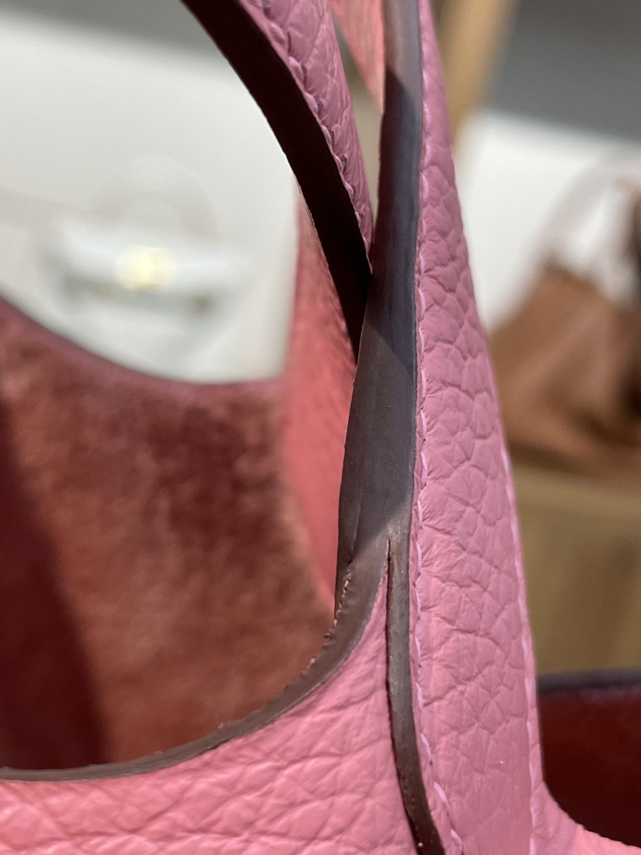 picotin18 summer powder TC leather silver buckle