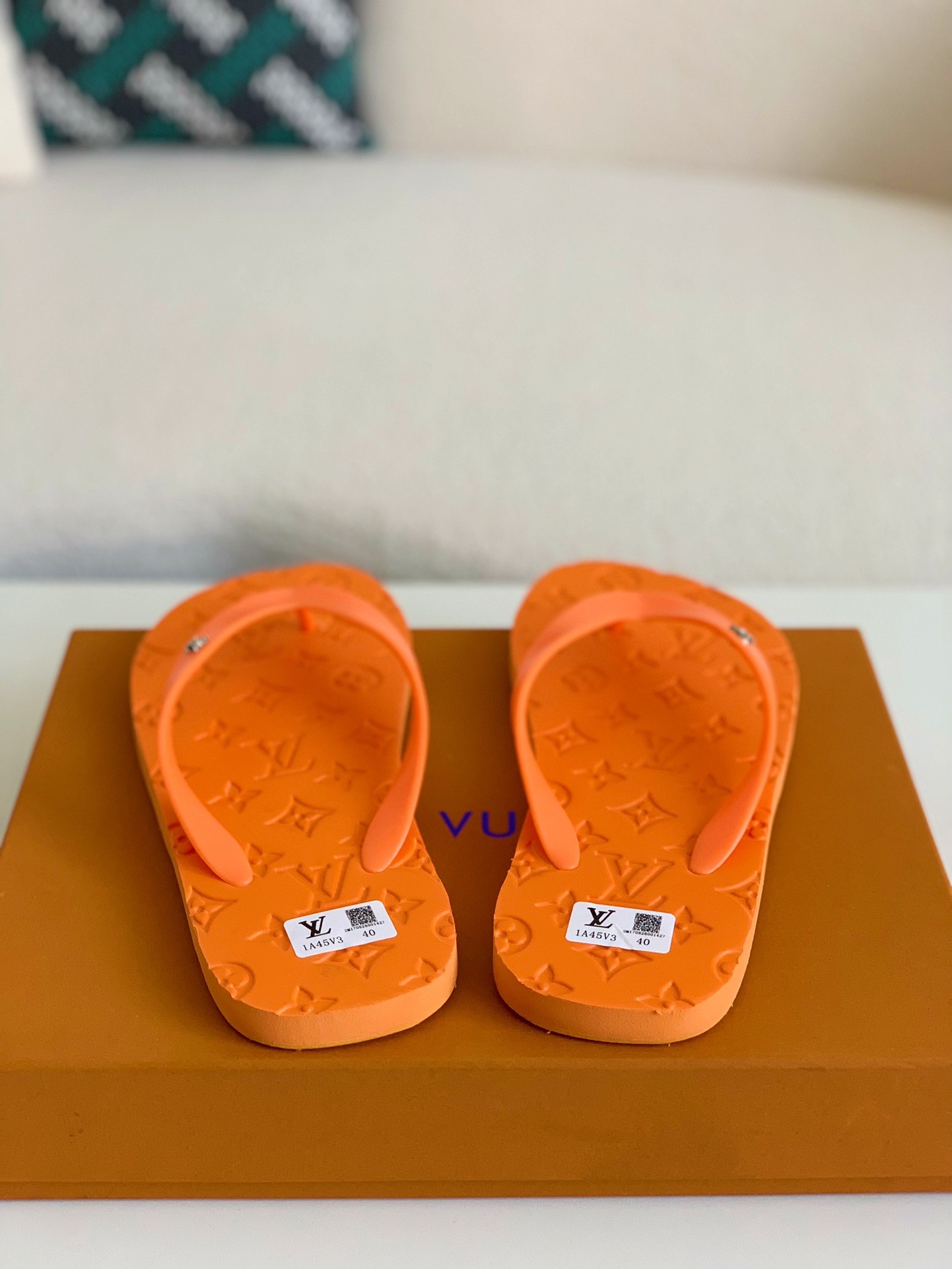 Louis Vuitton flip flops