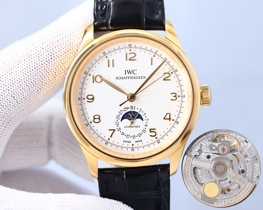 IWC- Portuguese IW390704 with Cal. 89361 chronograph movement Superluminova