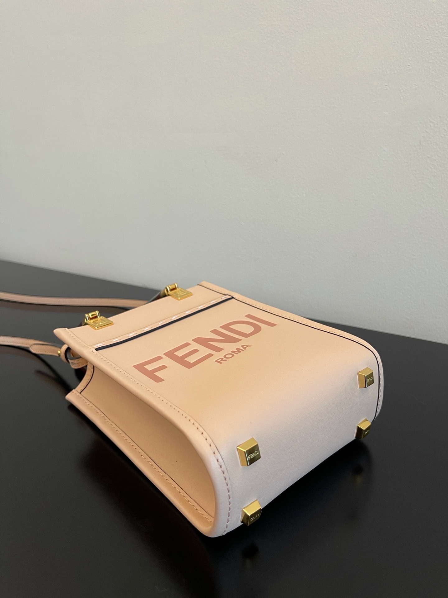 FENDI Sunshine mini tortoiseshell portable crossbody cute