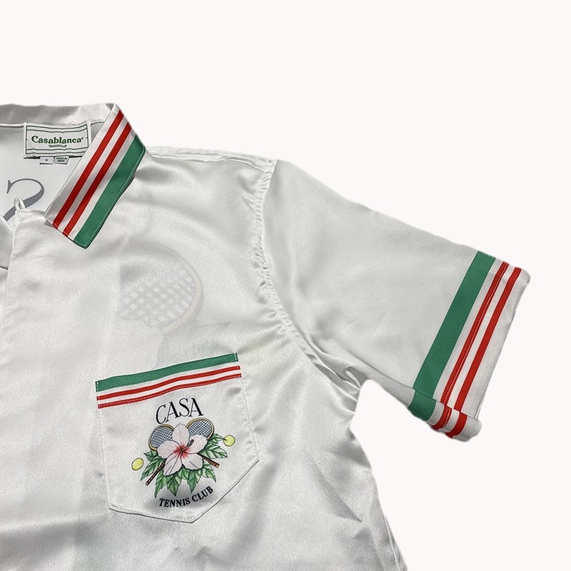 Casablanca SS21 Spring/summer Tennis Clu short shirts