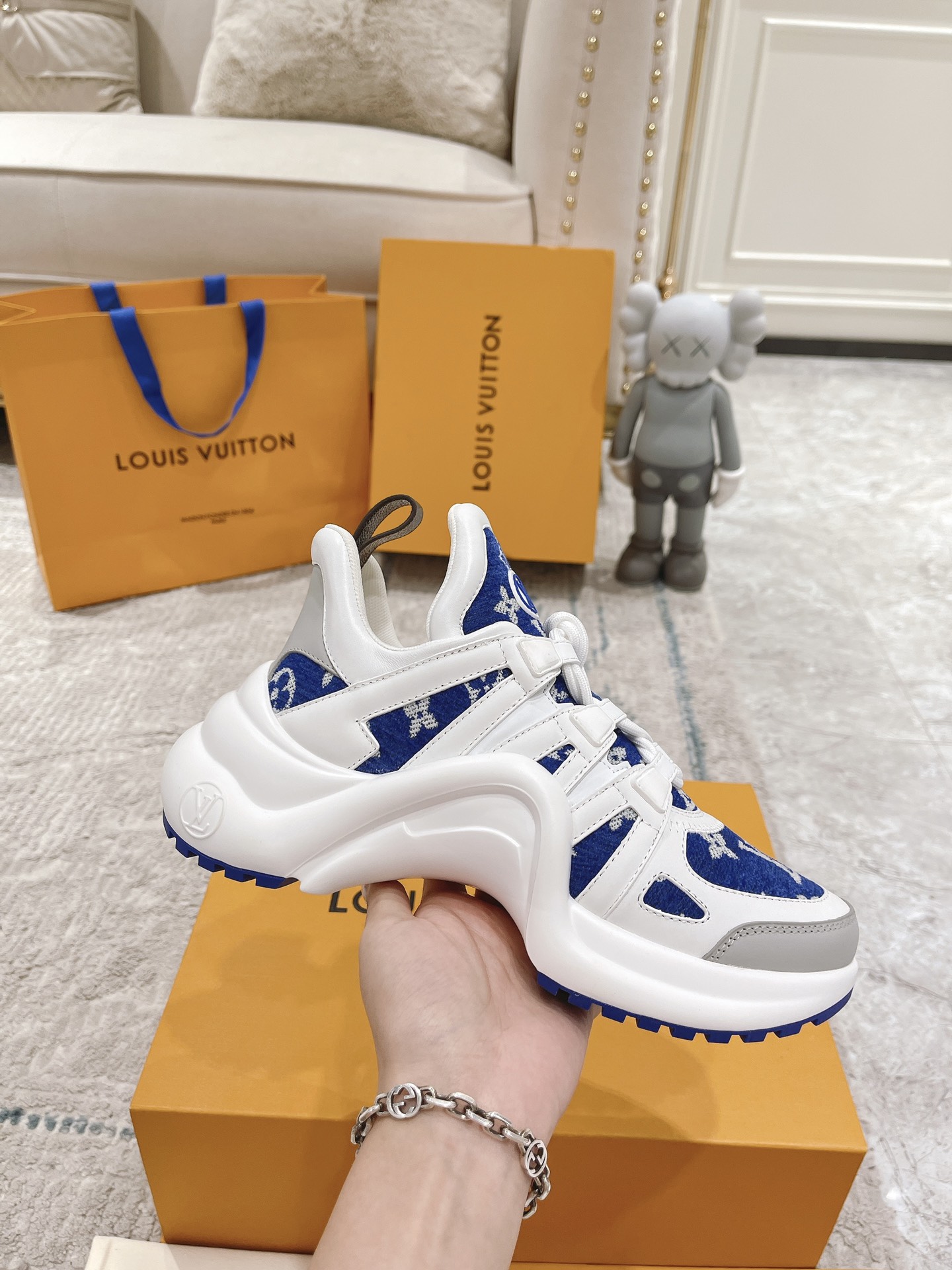 Louis Vuitton Archlight Donkey Brand Louis Vuitton Casual Sports Dad Shoes