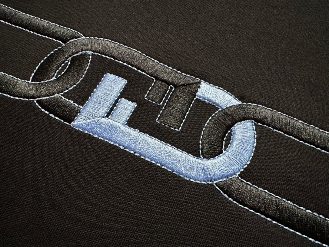 Fendi...O'Lock Large Embroidered T-Shirt