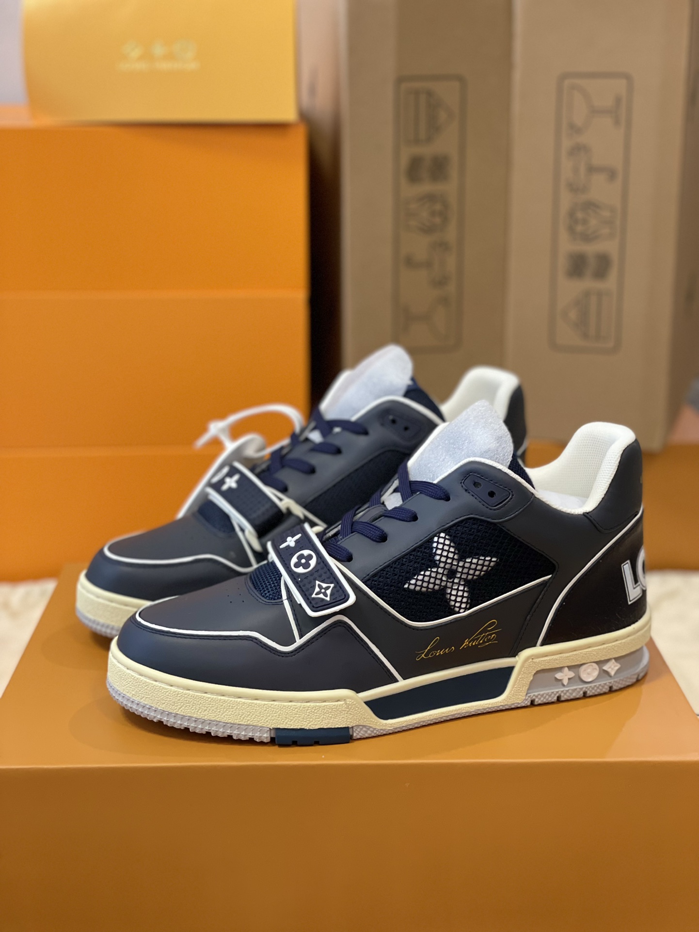 Louis Vuitton Trainer Men's Model 1A98UX