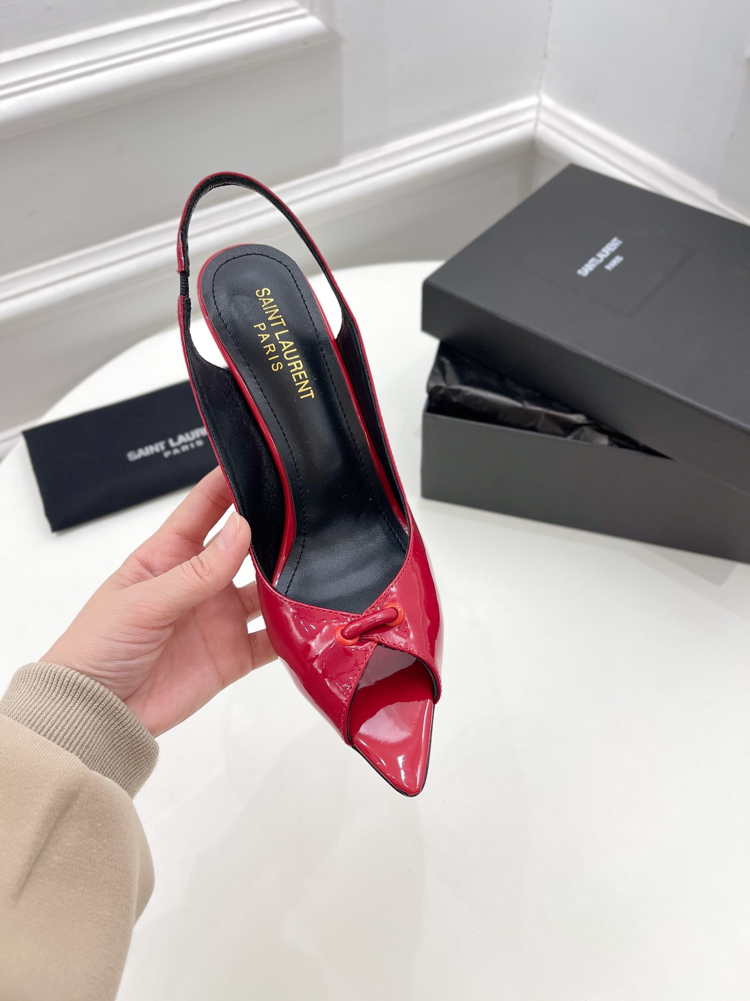 𝙎𝙖𝙞𝙣𝙩 𝙇𝙖𝙪𝙧𝙚𝙣𝙩 | 𝟐𝟎𝟐𝟏/𝐒𝐒 𝐧𝐞𝐰 YSL｜Roland 2022/fw early spring new baked high heels