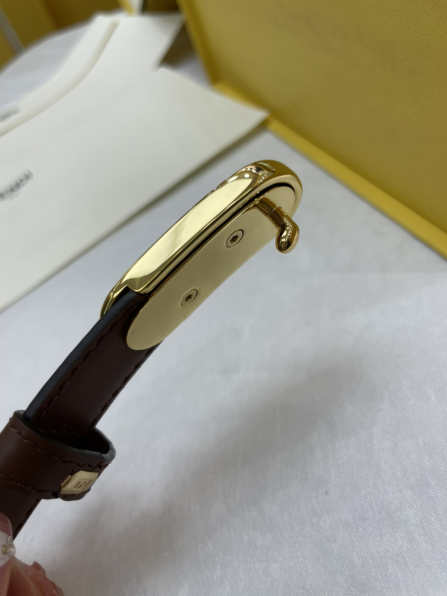 FENDI new 🌿 narrow belt with loops