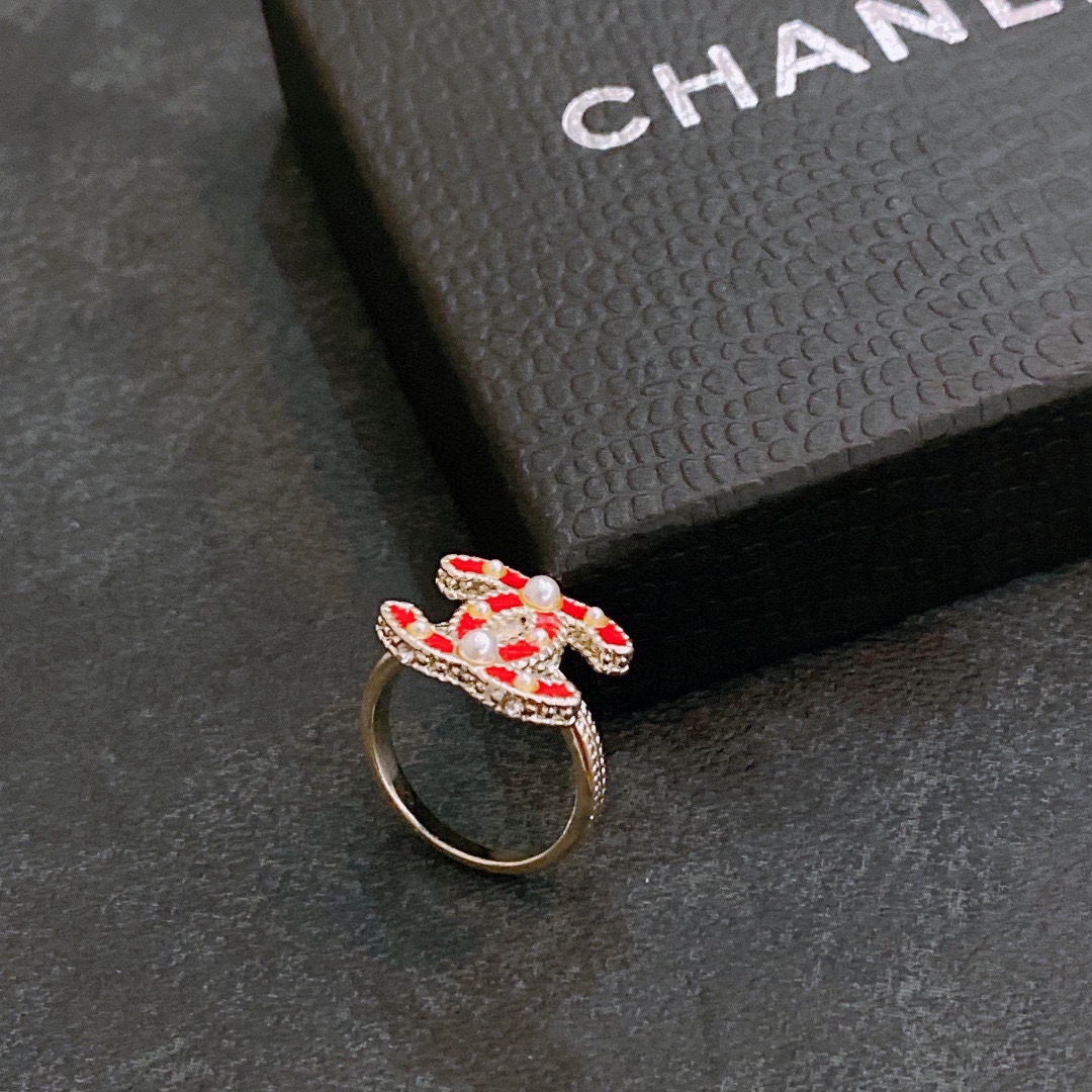 CHANEL🇫🇷Xiaoxiang simple retro pearl ring