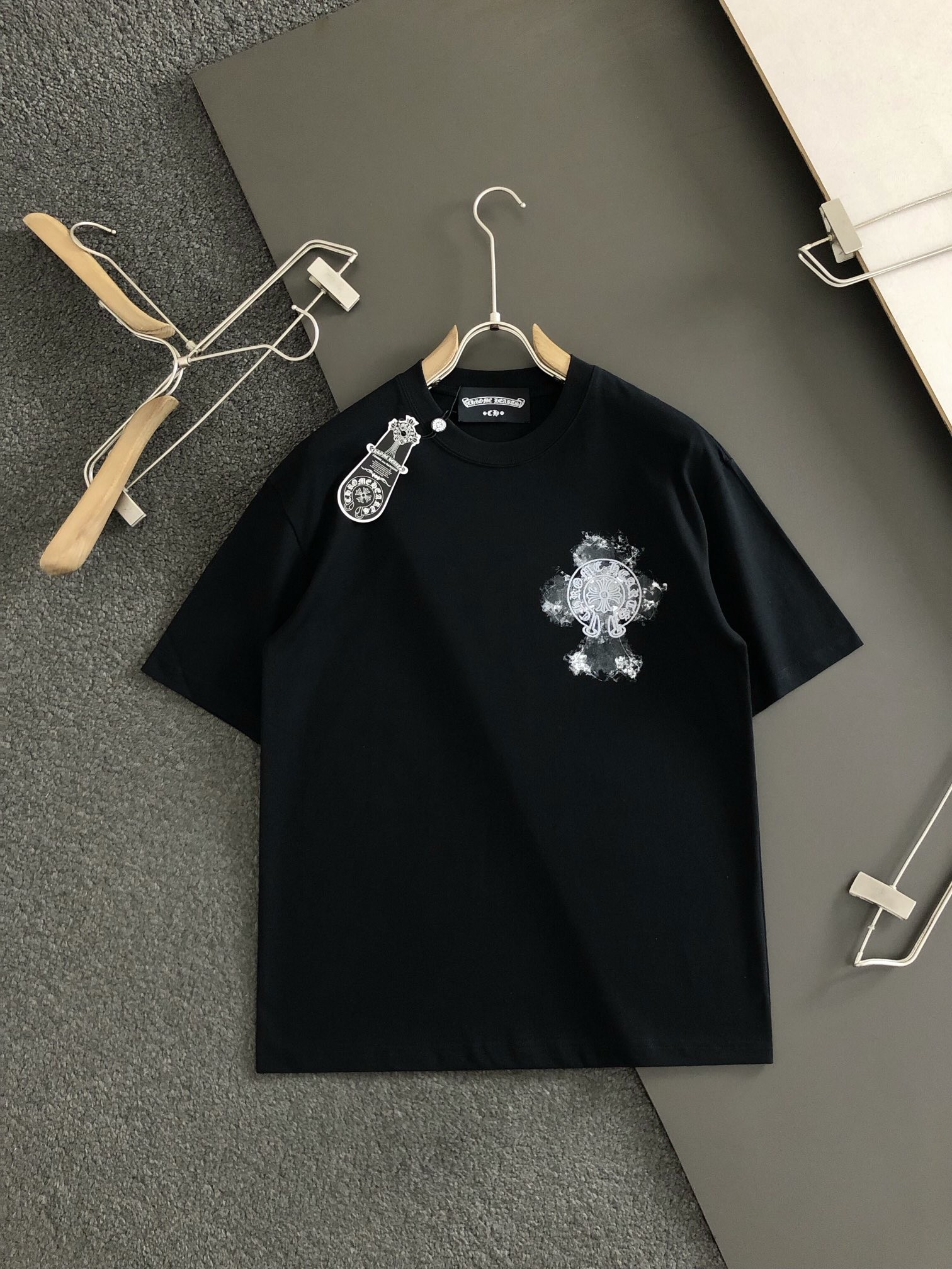 Chrome Hearts Daub print blended with light embroidery t-shirt