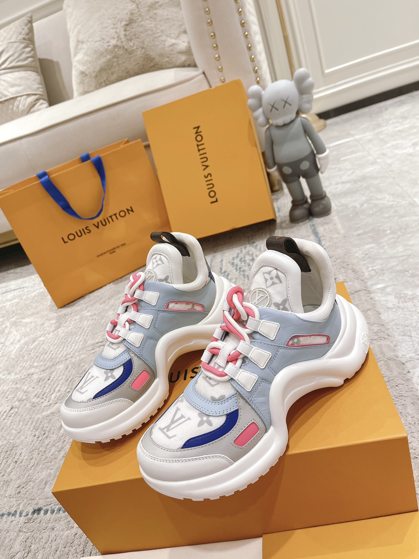 Louis Vuitton Archlight Donkey Brand Louis Vuitton Casual Sports Dad Shoes