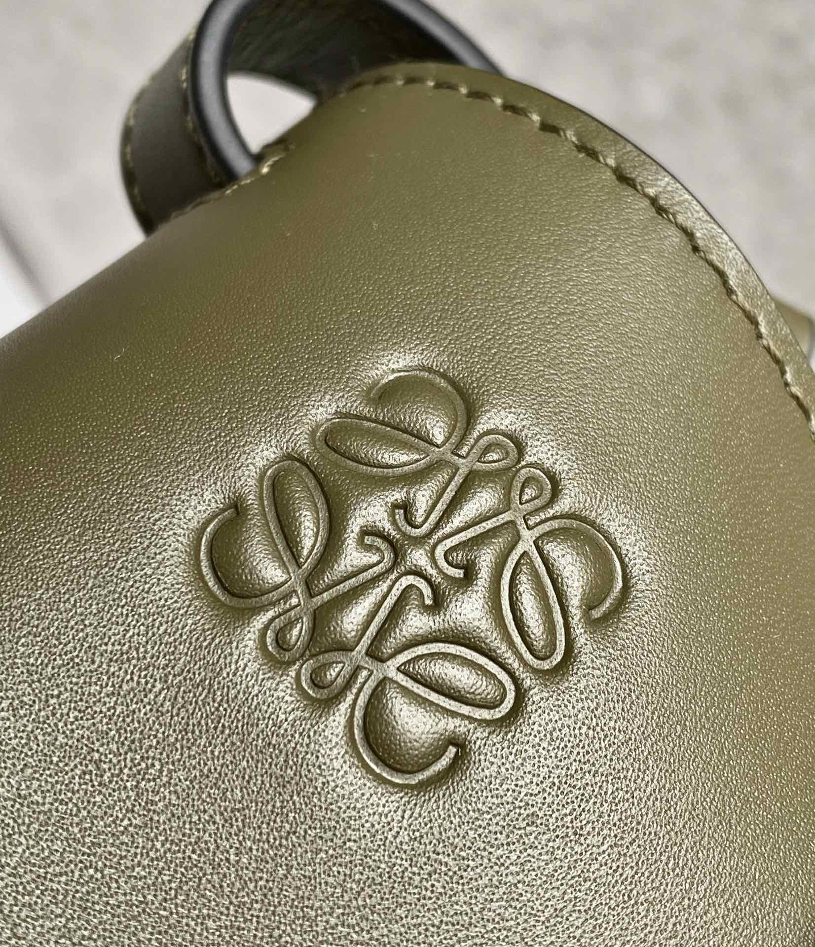 LOEWE upgraded letter wide shoulder strap saddle bag