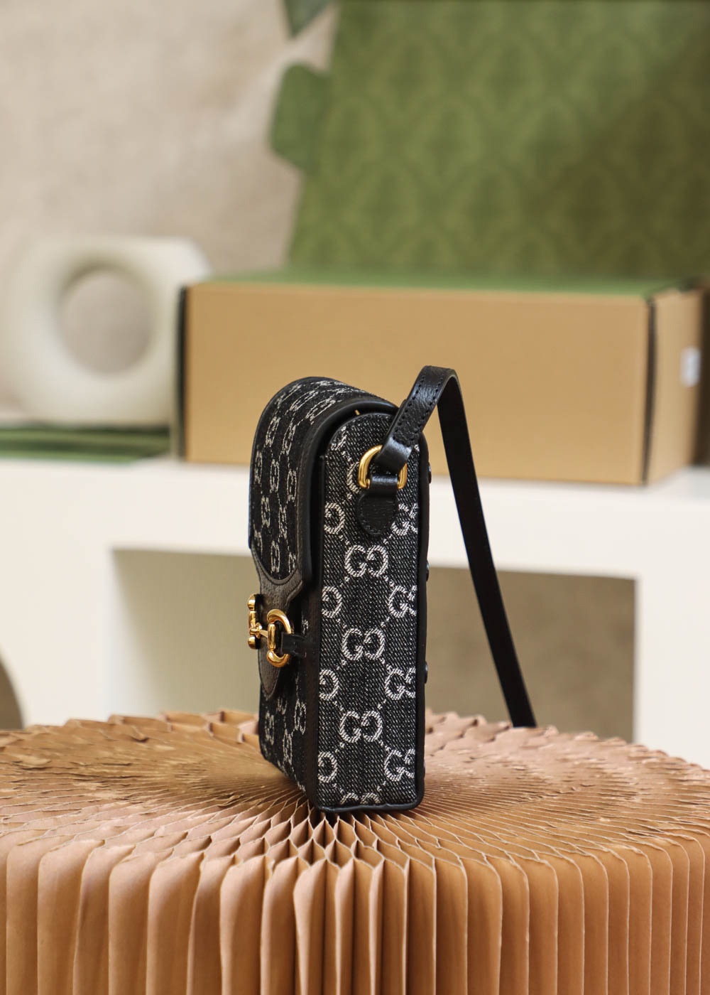 GUCCI 𝐃𝐞𝐧𝐢𝐦 black denim [full copper version #625615#]