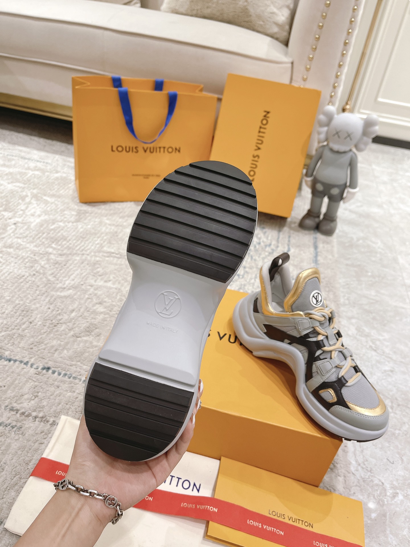 Louis Vuitton Archlight Donkey Brand Louis Vuitton Casual Sports Dad Shoes