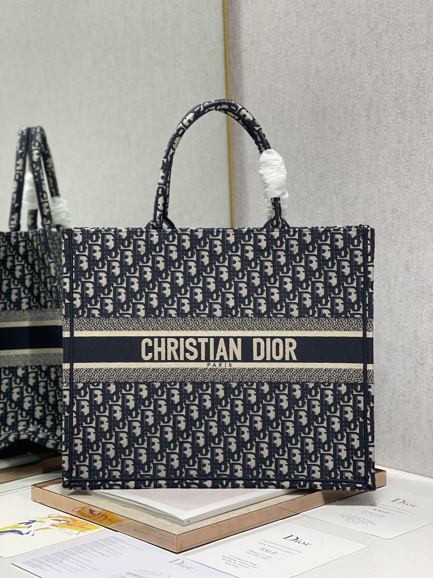 DIOR TOTE Blue D❤ Large
