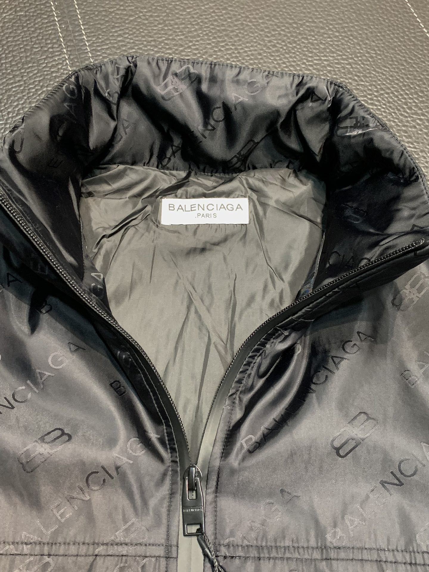 Balenciaga hooded stand collar jacket