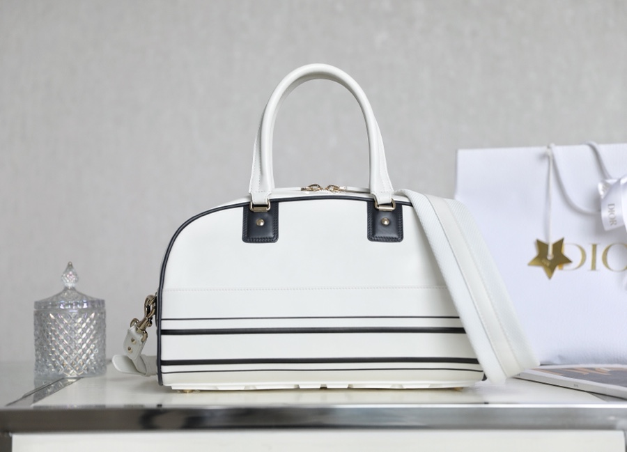 DIOR VIBE zipper bowling bag