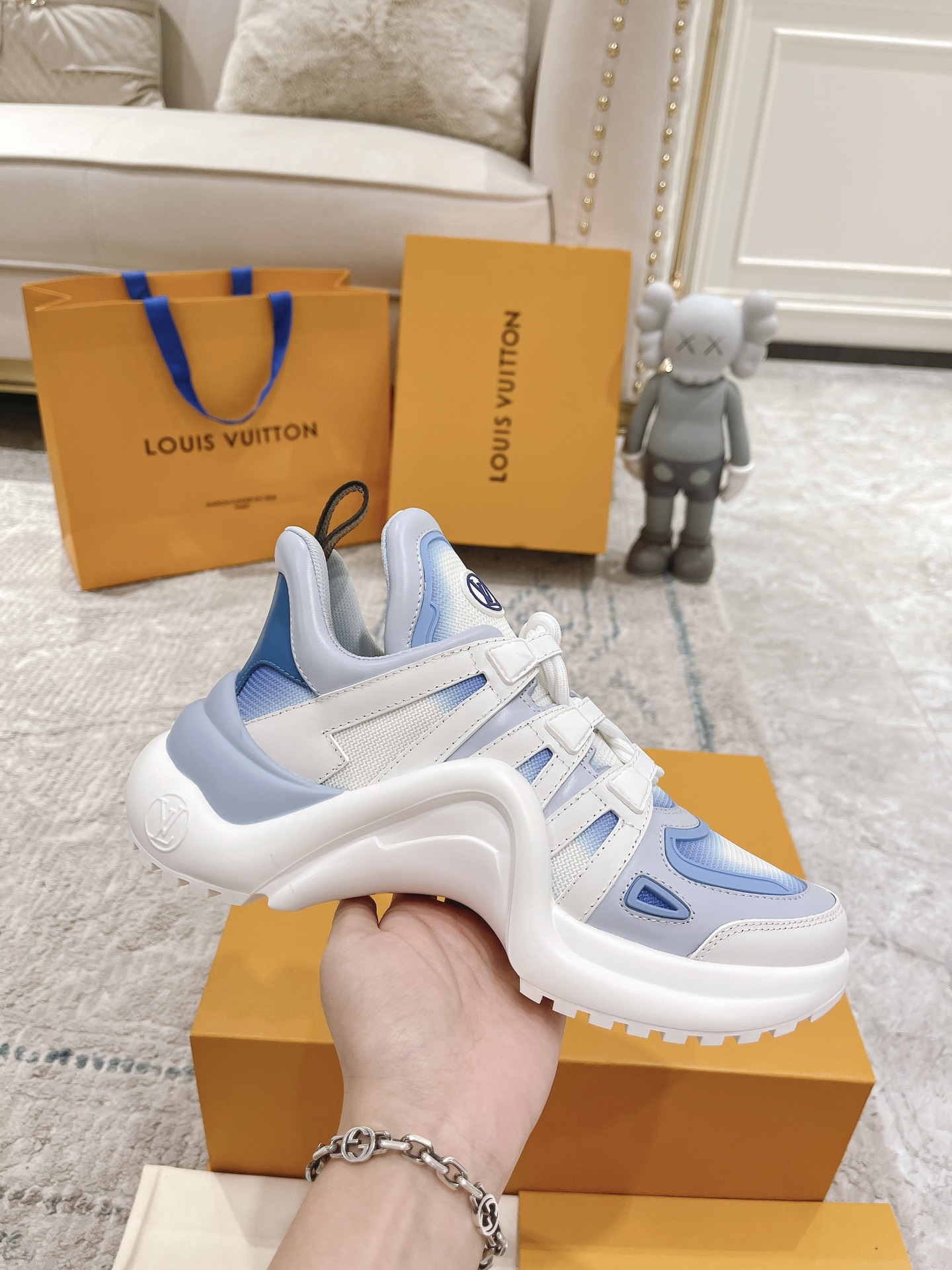 Louis Vuitton Archlight Donkey Brand Louis Vuitton Casual Sports Dad Shoes