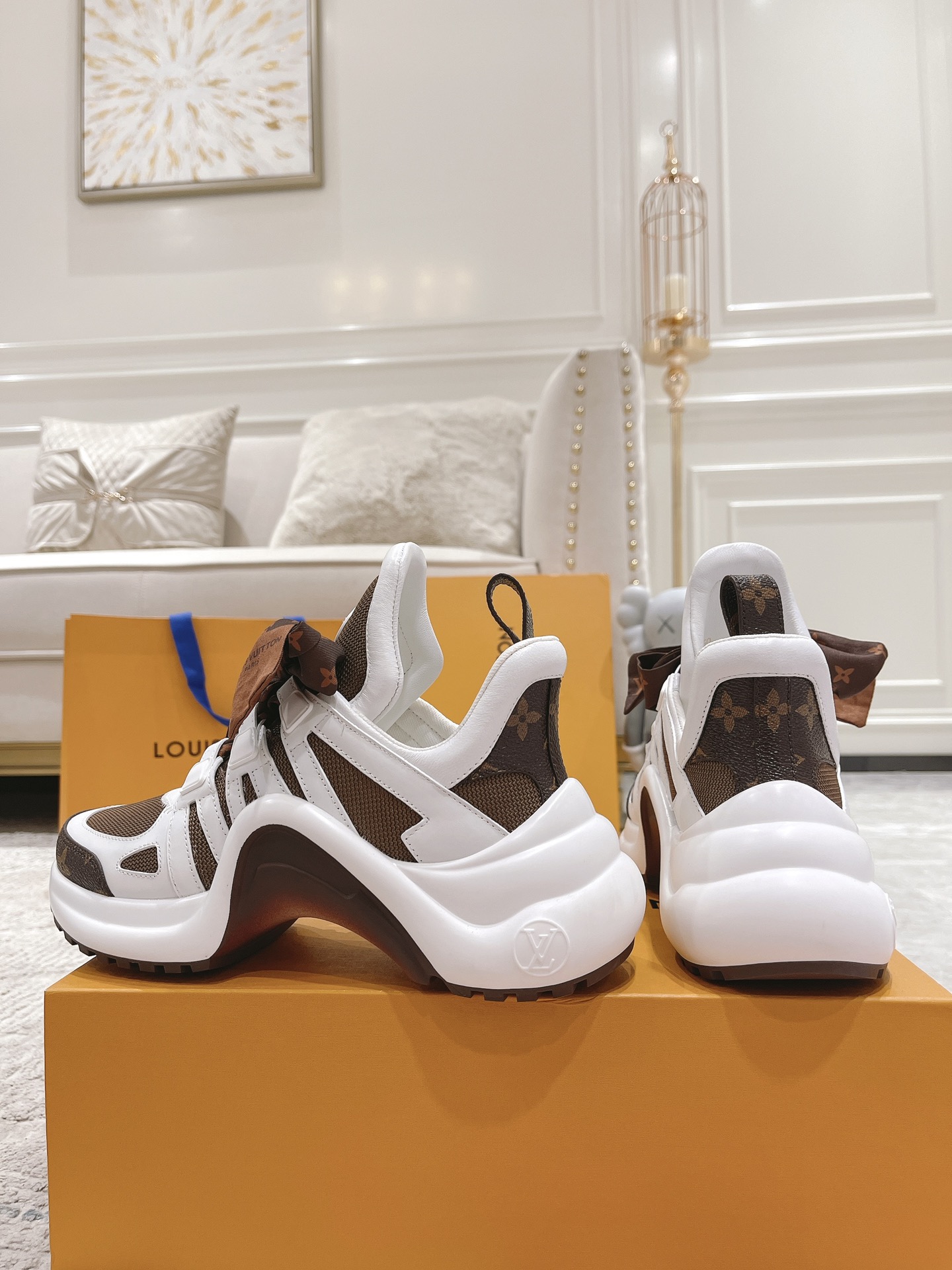 Louis Vuitton Archlight Donkey Brand Louis Vuitton Casual Sports Dad Shoes