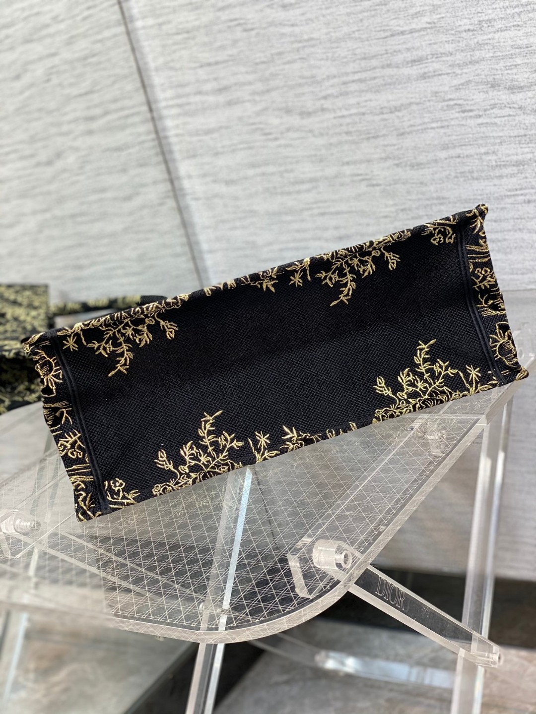 DIOR TOTE Limited Edition Gold Silk Line Collection