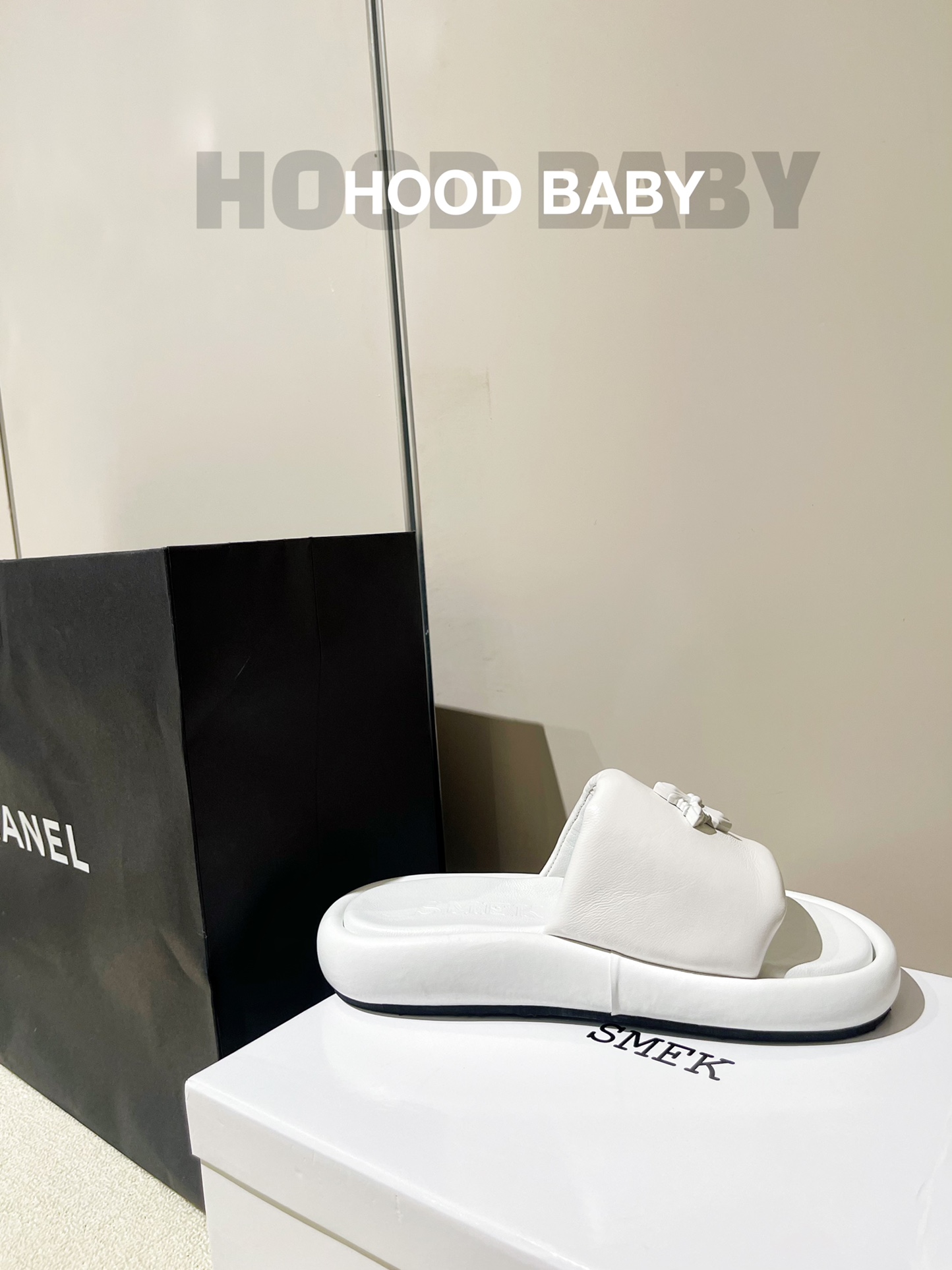 𝐒𝐌𝐅𝐊 ｜𝟐𝟎𝟐𝟐/𝐒𝐒𝐒 𝐧𝐞𝐰 SMFK new cross series thick-soled bread slippers