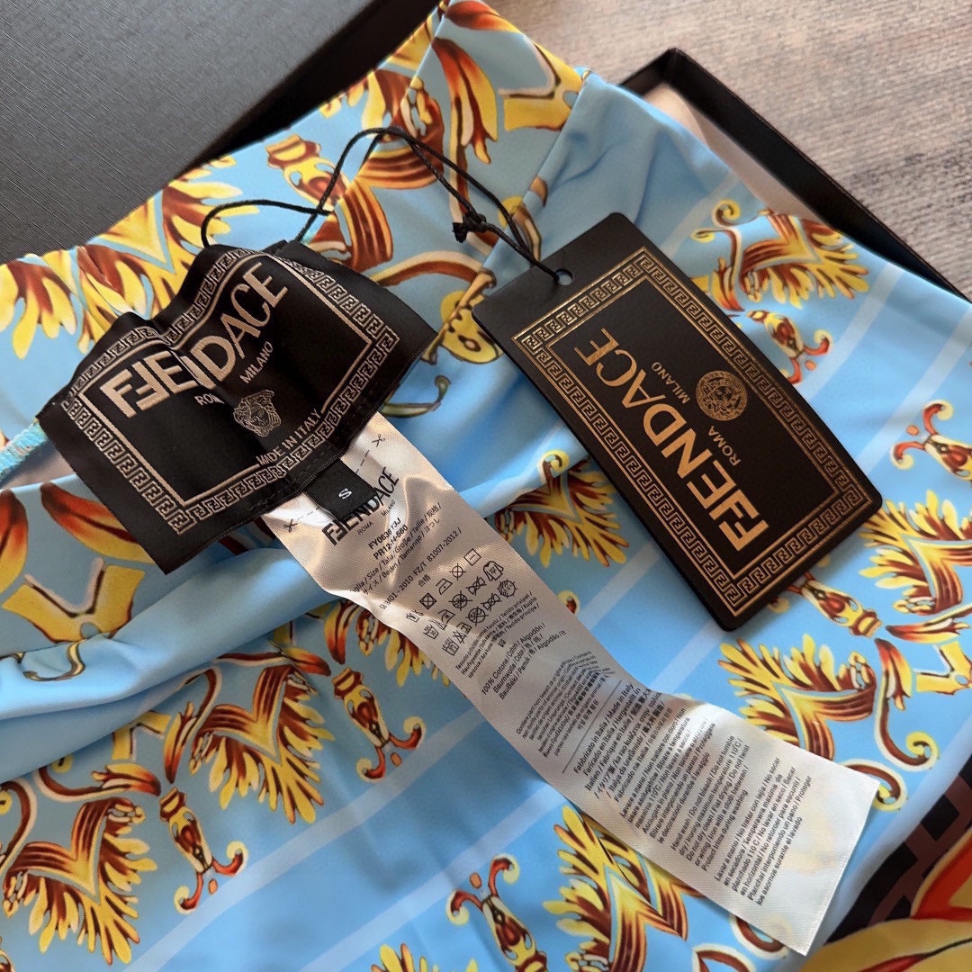 versace -fendi joint new high stretch fitness and yoga sportswear swimming costume