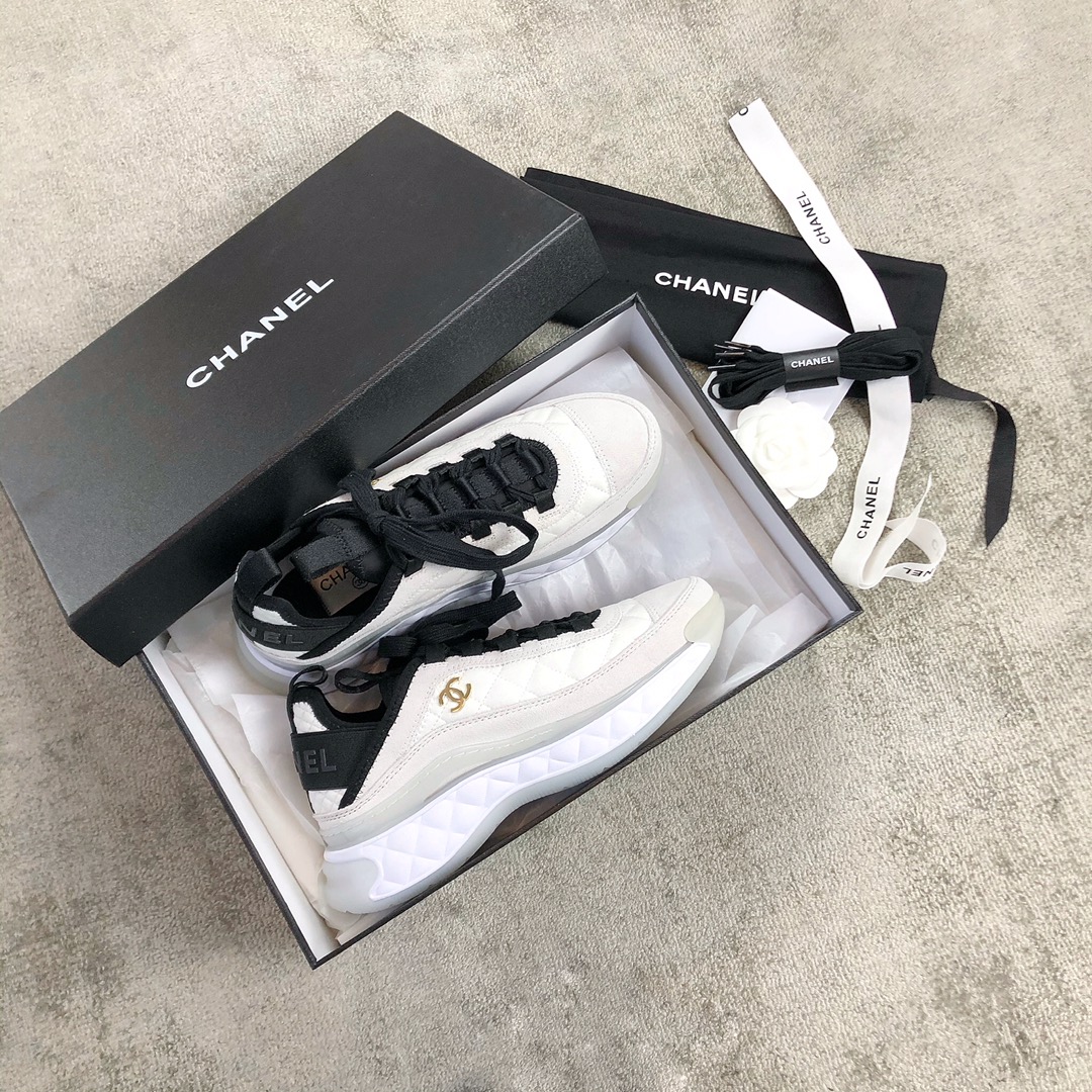 CHANEL sneakers classic small incense sneakers cowhide sheepskin leather genuine leather sole
