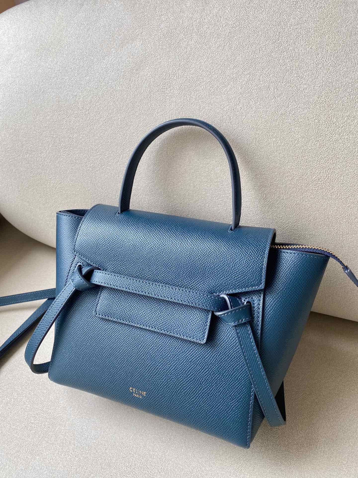 𝐂𝐞𝐥𝐢𝐧𝐞 Belt Bag Catfish Bag Small Grained Calfskin