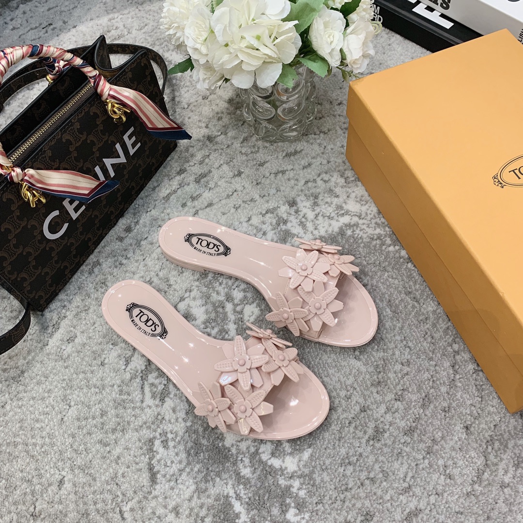 TOD'S 𝙏𝙊𝘿𝙎 2021 summer classic explosive new fabric counter PVC material summer to the beach vacation the best choice