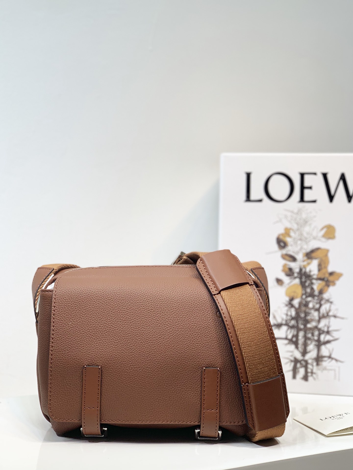 LOEWE latest military messenger bag