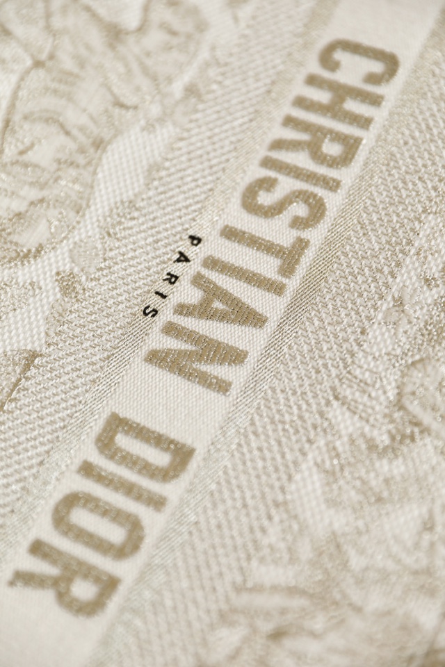 DIOR TOTE Metallic Wire Tiger