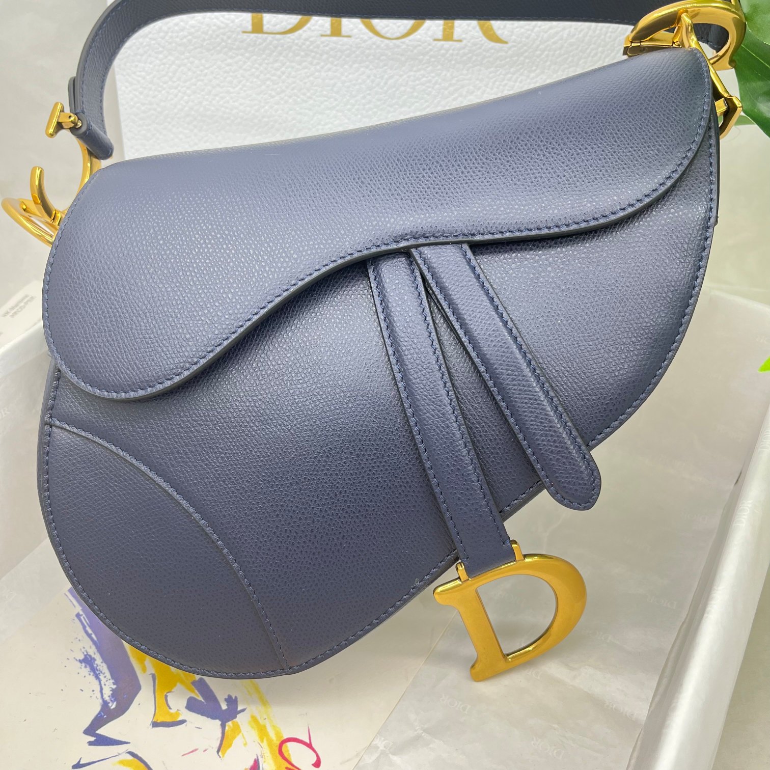 Dior saddle palm print collection