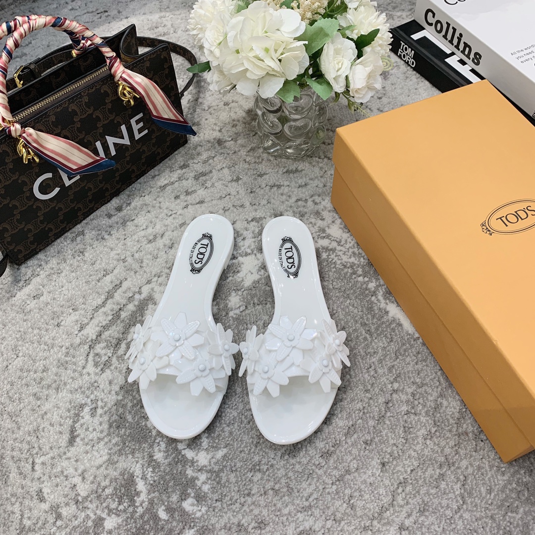 TOD'S 𝙏𝙊𝘿𝙎 2021 summer classic explosive new fabric counter PVC material summer to the beach vacation the best choice