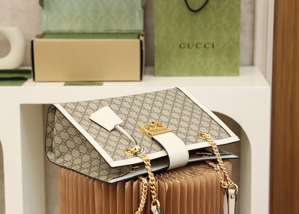 GUCCI 𝐏𝐚𝐝𝐥𝐨𝐜𝐤 series medium original leather #479197