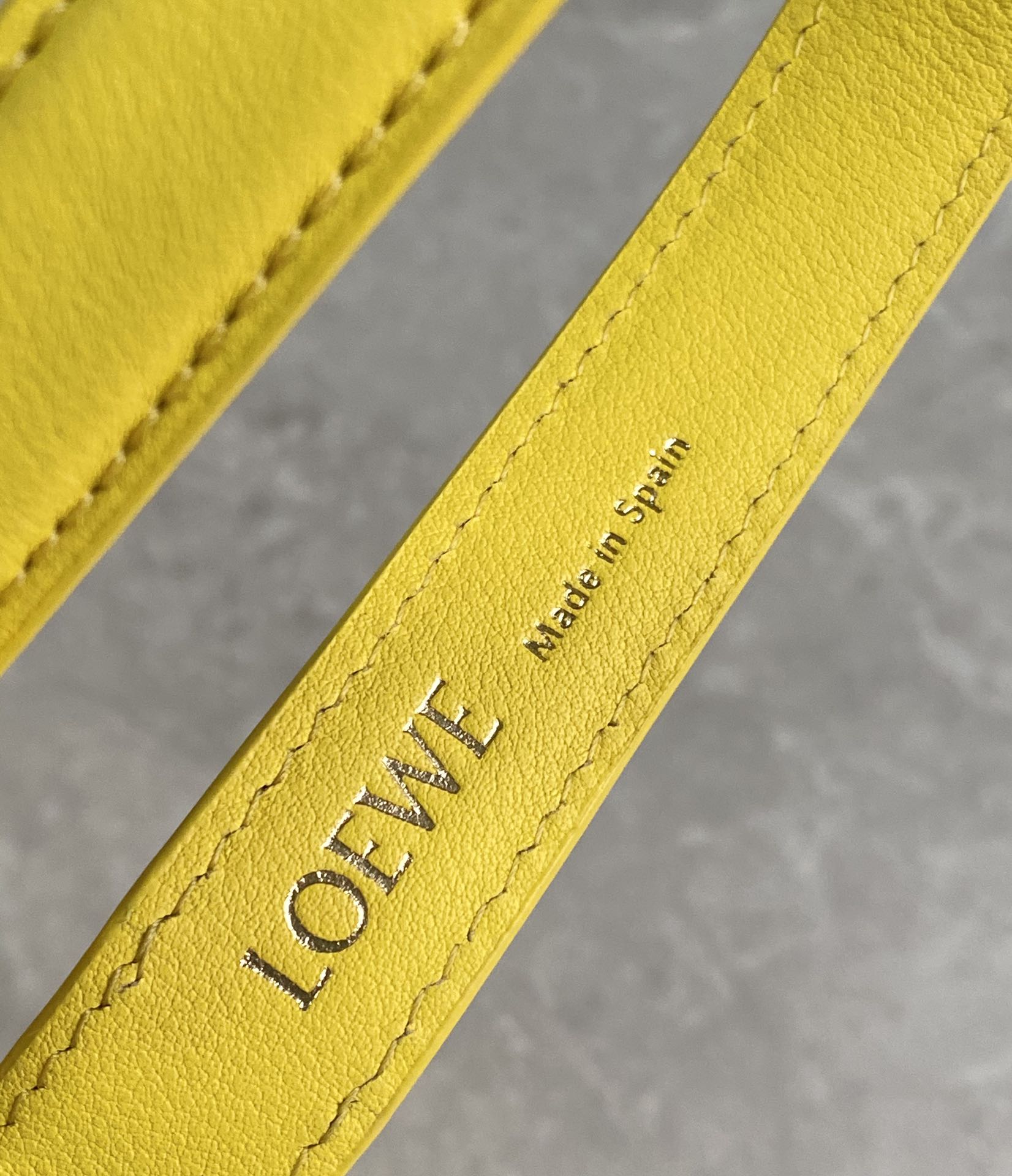 LOEWE cubi full leather lunch box bag