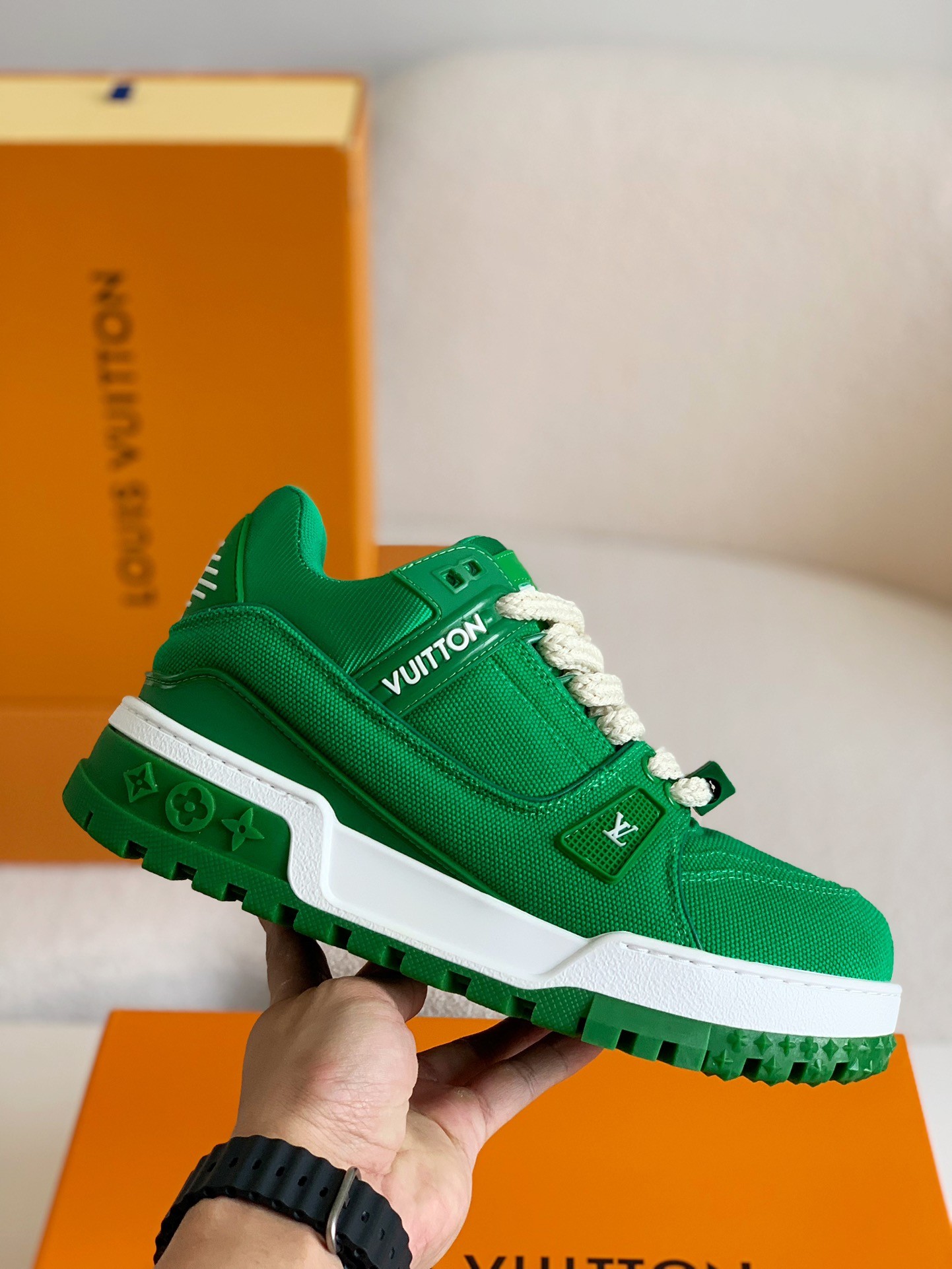 LOUIS VUITTON TRAINER MAXI SNEAKERS