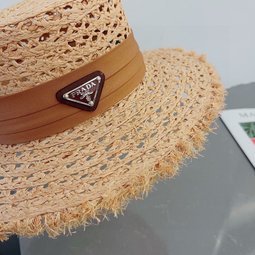 PRADA raffia hat
