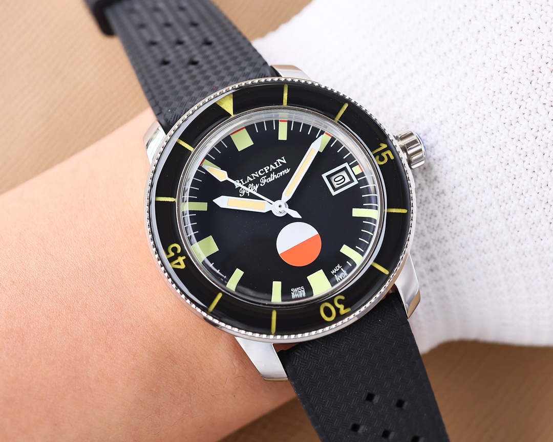 Blancpain Fifty Fathoms [Barracuda] with Calibre 9015 to Cal-1151 Accurate timekeeping